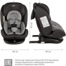 Удерживающее устройство для детей SIGER Престиж ISOFIX, гр.0+/ I/II/III, графит KRES3523